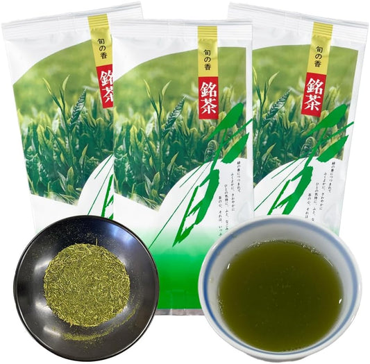 丸和園 日本茶 茎茶 粉茶 オリジナルブレンド 100g × 3本